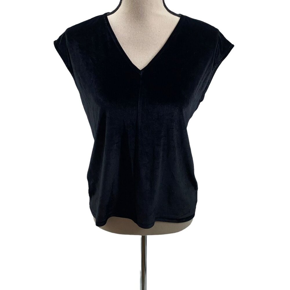 41 Hawthorn XS Black Velvet Hi-Lo Top